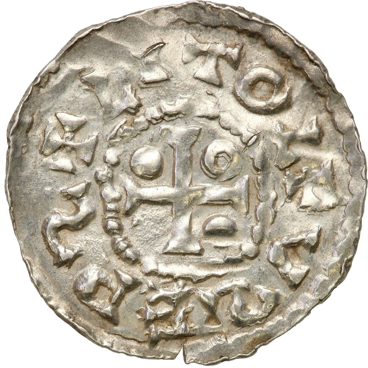 Niemcy, Bawaria, Ratyzbona, Henryk IV (995-1002). Denar, Ratyzbona